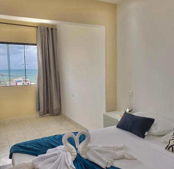 オーシャンビューのデラックストリプルルーム, Pousada Maresia