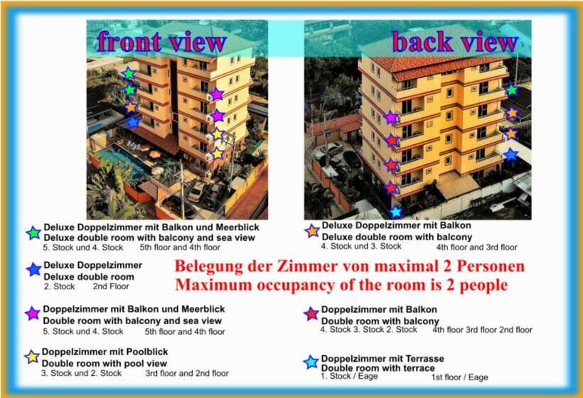 חדר דלוקס, Sky Villa Hua Hin Guesthouse   Adults Only