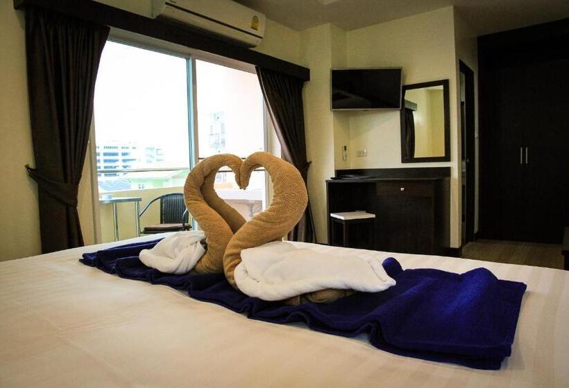 חדר דלוקס, Sky Villa Hua Hin Guesthouse   Adults Only