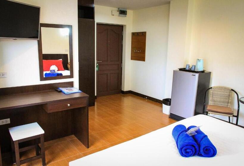 חדר סטנדרט נוף לבריכה, Sky Villa Hua Hin Guesthouse   Adults Only