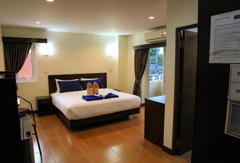 חדר סטנדרט נוף לבריכה, Sky Villa Hua Hin Guesthouse   Adults Only