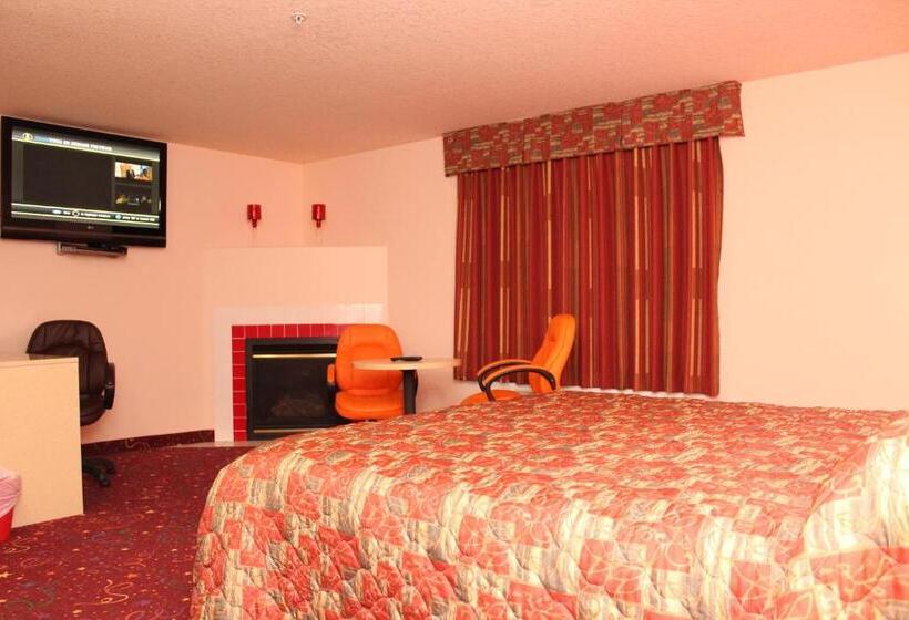 Standard Szoba King Size Bed, Crystal Star Inn Edmonton Airport With Free Shuttle To And From Airport