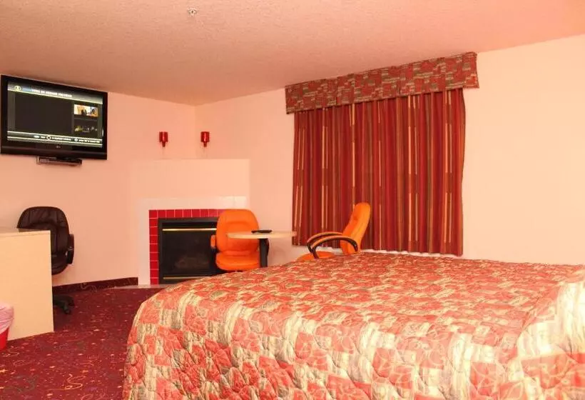 اتاق استاندارد با تخت بزرگ, Crystal Star Inn Edmonton Airport With Free Shuttle To And From Airport