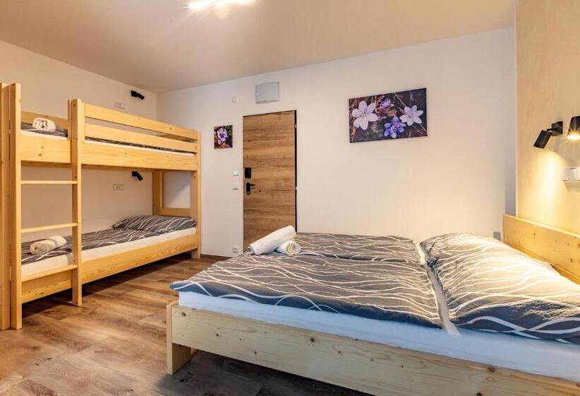 اتاق استاندارد چهار تخته, Penzion Kormorán