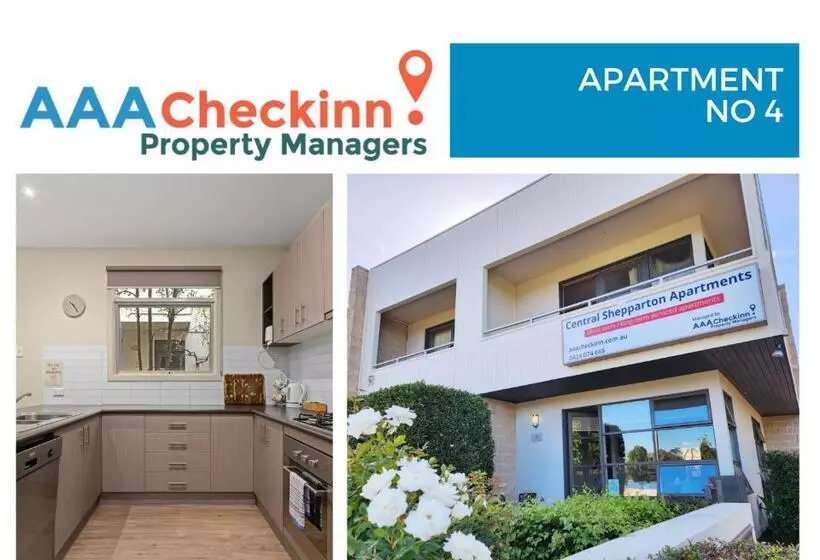 آپارتمان 1 خوابه با چشم‌انداز باغ, Central Shepparton Apartments