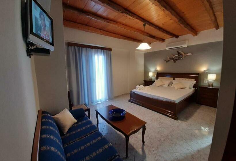 חדר דלוקס עם מרפסת נוף לים, Agia Roumeli