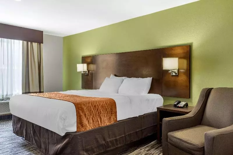 キングサイズベッドのスタンダードルーム, Comfort Inn & Suites North Little Rock Jfk Blvd