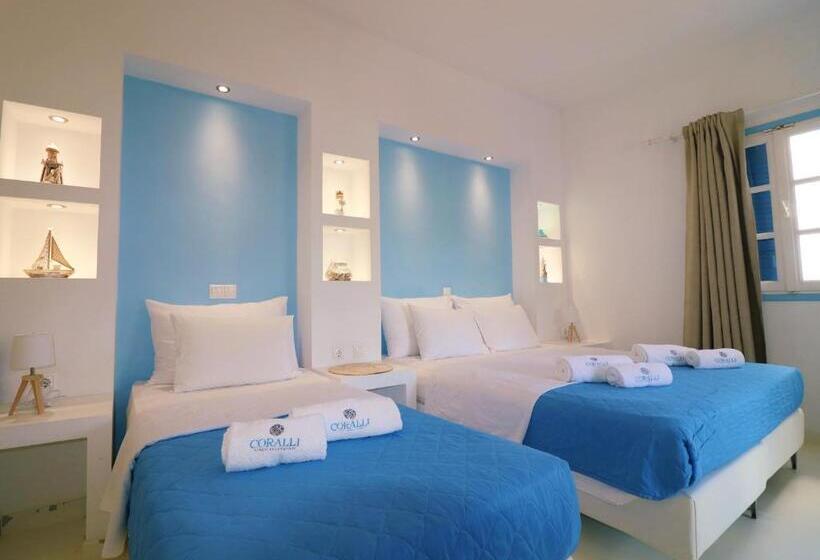 带花园景观的标准工作室, Coralli Beach Apartments