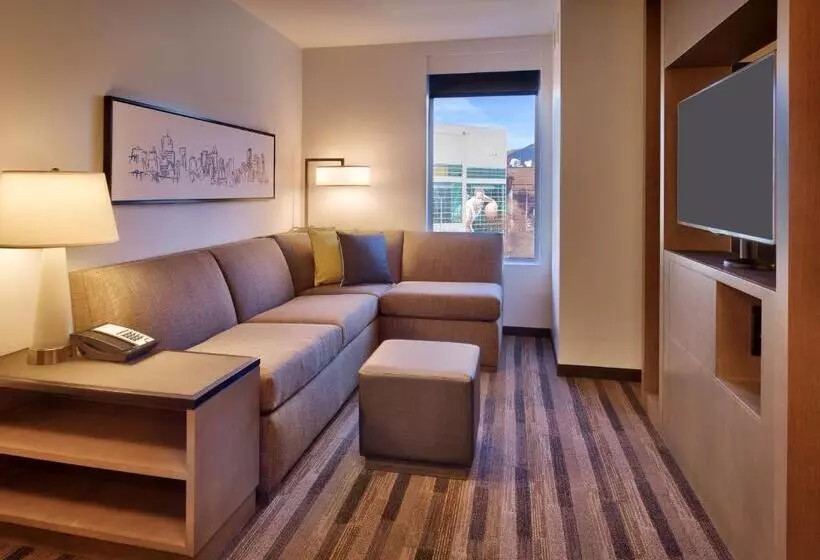 キングサイズベッドのスイートルーム, Hyatt House Salt Lake City Downtown