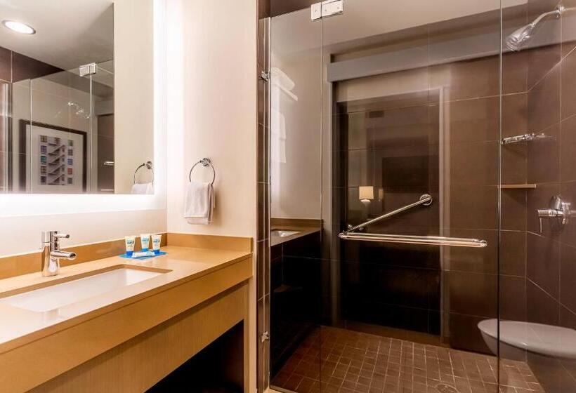 חדר סטנדרט עם מיטת קינג, Hyatt House Salt Lake City Downtown