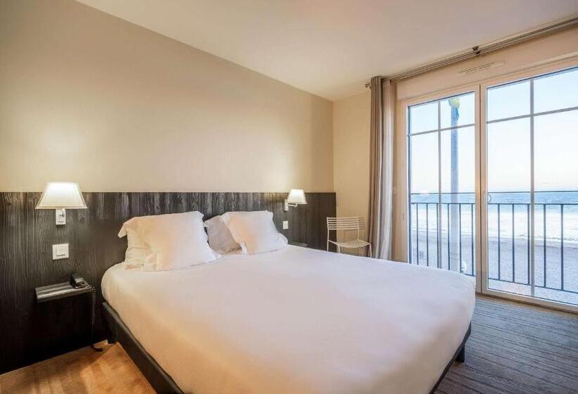 غرفة برستیچ إطلالة على البحر, Les Flots   Hôtel Et Restaurant Face à L Océan   Châtelaillon Plage