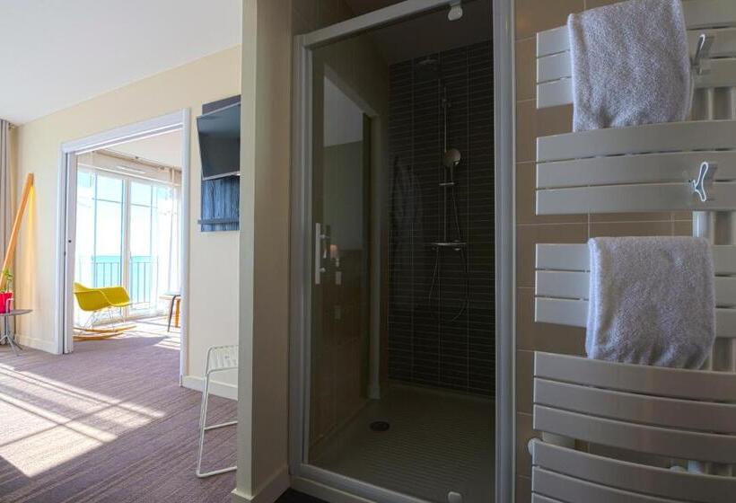 جناح سرير كينج, Les Flots   Hôtel Et Restaurant Face à L Océan   Châtelaillon Plage