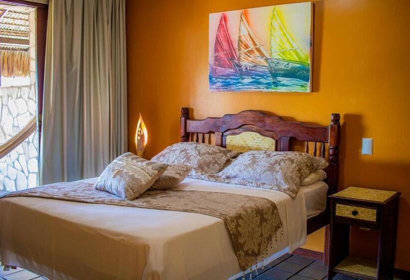 חדר דלוקס עם מרפסת נוף לים, Castelo Beach