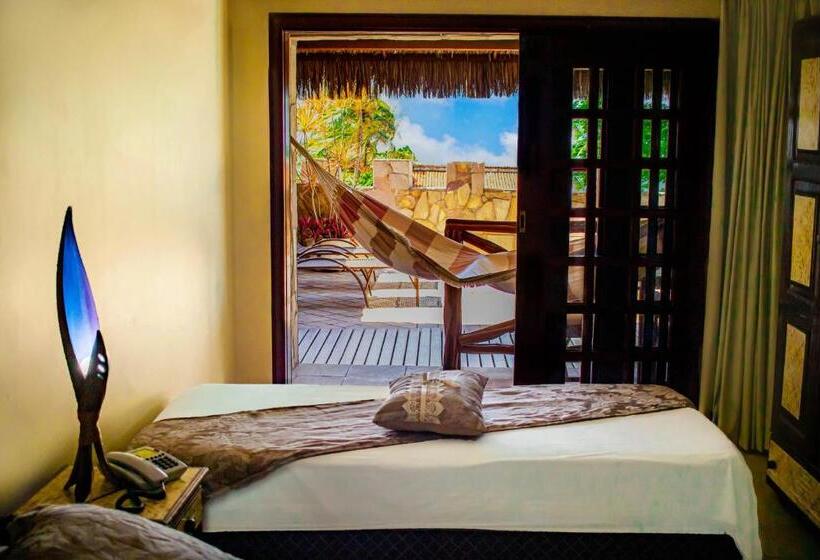 חדר סטנדרט נוף לים עם מרפסת, Castelo Beach