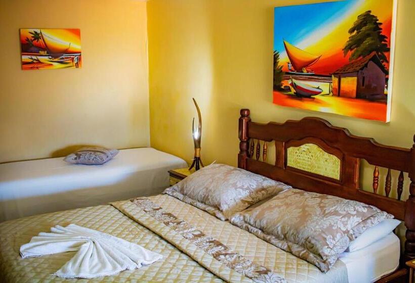 חדר סטנדרט נוף לים עם מרפסת, Castelo Beach