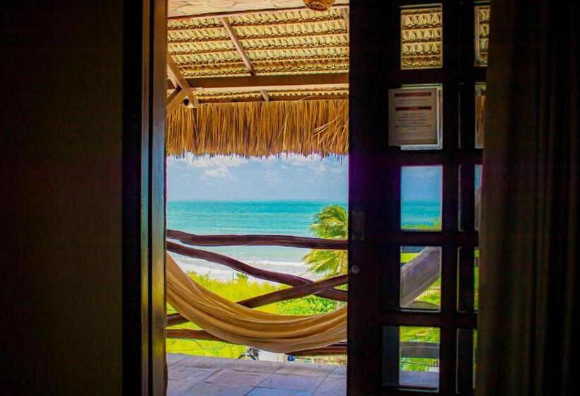 חדר סטנדרט נוף לים עם מרפסת, Castelo Beach