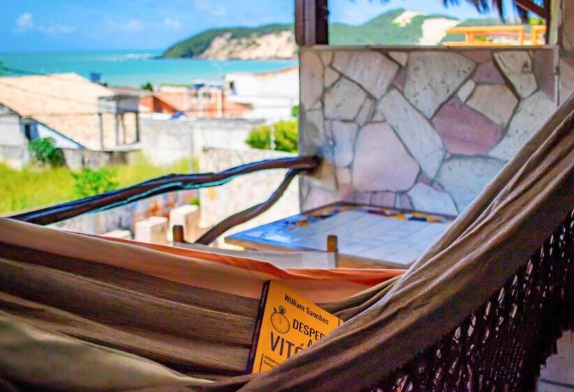 חדר סטנדרט לארבעה נוף לים, Castelo Beach