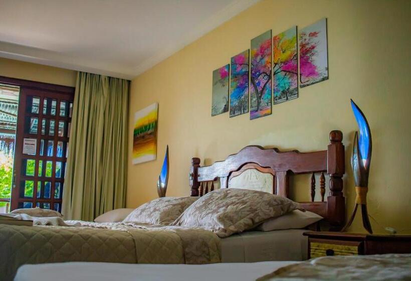 חדר סטנדרט לארבעה נוף לים, Castelo Beach