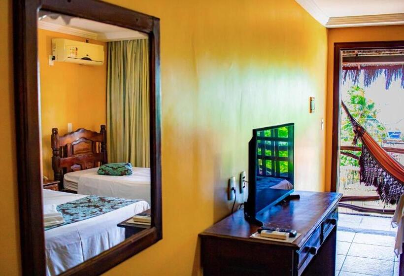 חדר דלוקס לשלושה עם נו לים, Castelo Beach