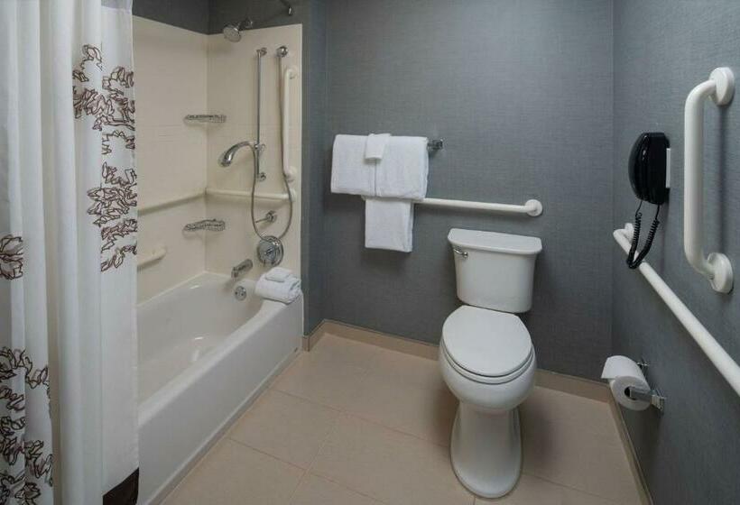 带大床的标准工作室, Residence Inn By Marriott Nashville Vanderbilt/west End