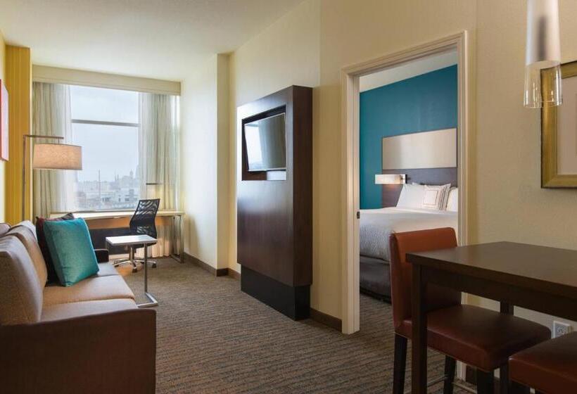 带大床的套房, Residence Inn By Marriott Nashville Vanderbilt/west End
