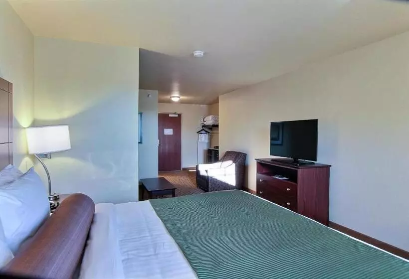 キングサイズベッドのデラックスルーム, Cobblestone Hotel & Suites Beulah