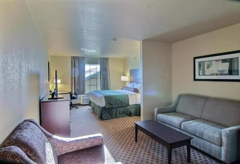 キングサイズベッドのデラックスルーム, Cobblestone Hotel & Suites Beulah