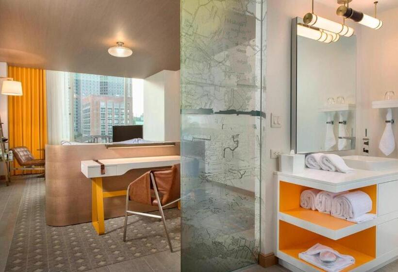 전망 디럭스룸 킹침대, The Envoy Hotel, Autograph Collection