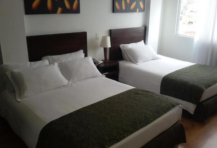 غرفة قياسية رباعية, Europa Hotel Boutique Manizales