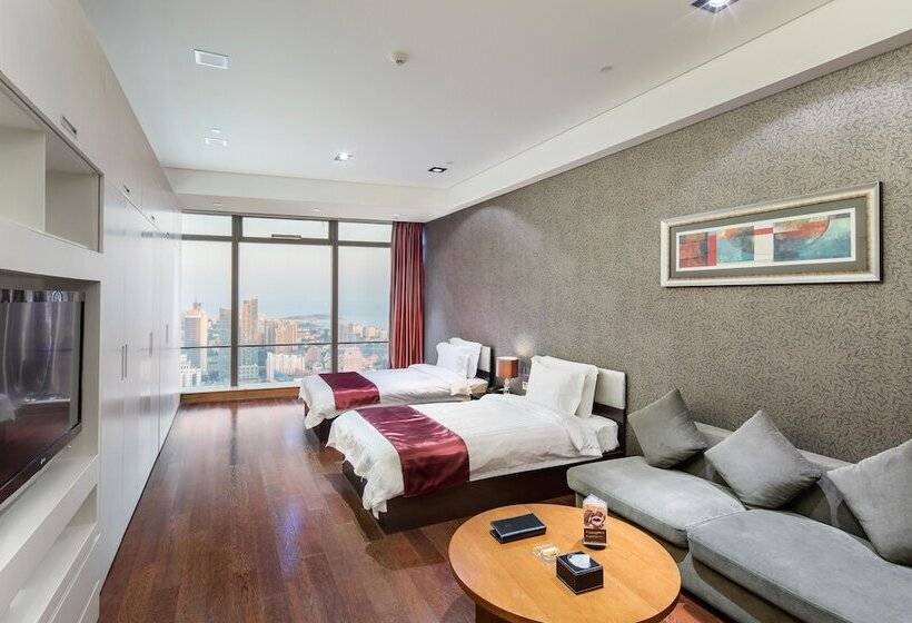 חדר דלוקס, Grand Madison Qingdao Harbourview Central（former Qingdao Farglory ）