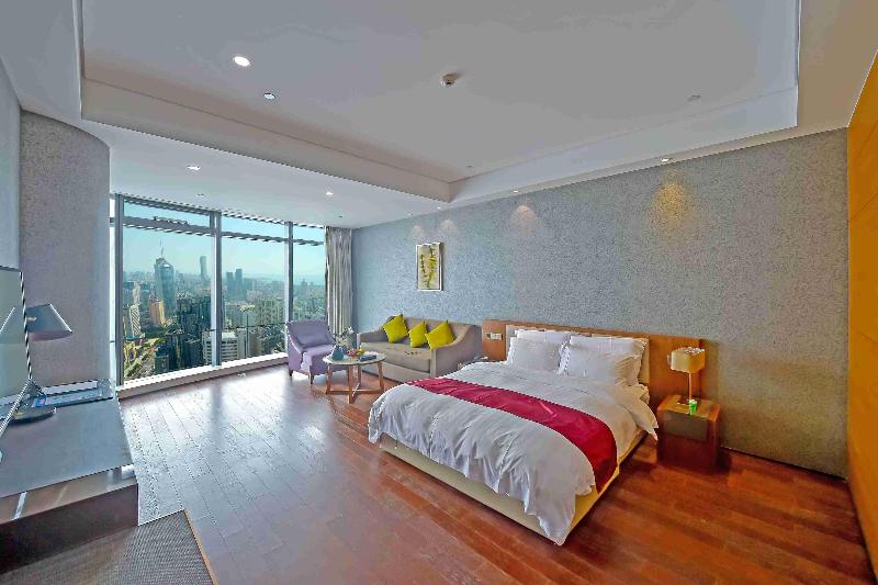 Номер Deluxe, Grand Madison Qingdao Harbourview Central（former Qingdao Farglory ）