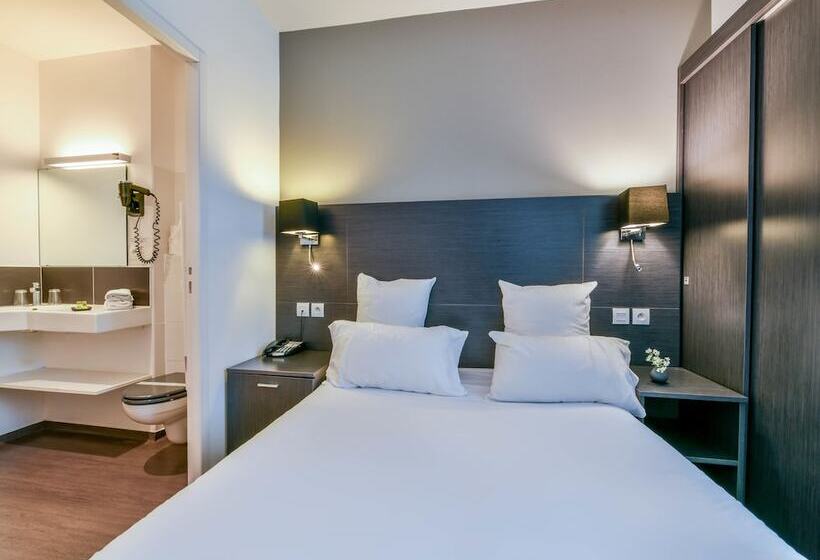 غرفة قياسية, Logis Hôtel & Restaurant La Villa Bleue