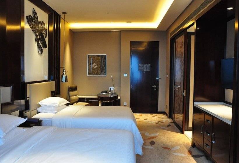 琮城市景观的豪华间, Sheraton Changde Wuling