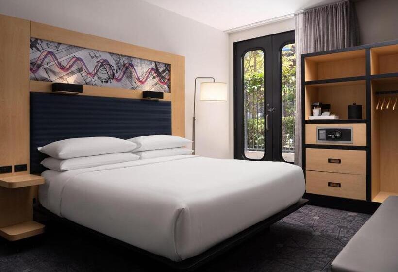 장애인을 위한 킹사이즈 침대 스탠다드 룸, Aloft El Segundo  Los Angeles Airport