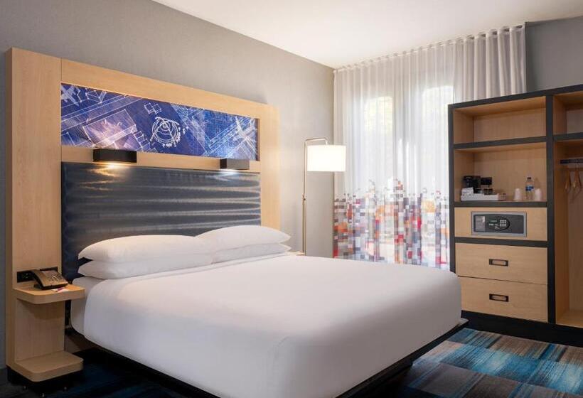 장애인을 위한 킹사이즈 침대 스탠다드 룸, Aloft El Segundo  Los Angeles Airport