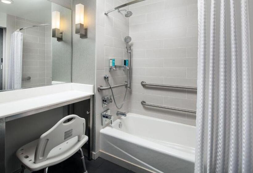 장애인을 위한 킹사이즈 침대 스탠다드 룸, Aloft El Segundo  Los Angeles Airport