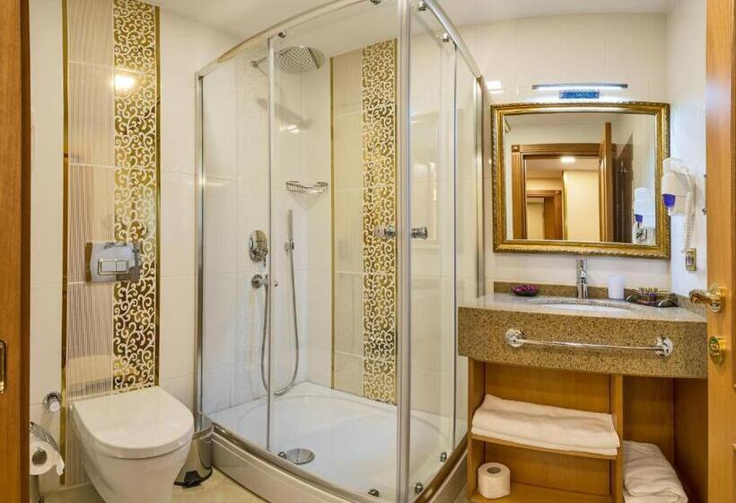 آپارتمان یک خوابه با دری مشترک که هال را جدا می کند., Aprilis Gold Hotel   Special Category