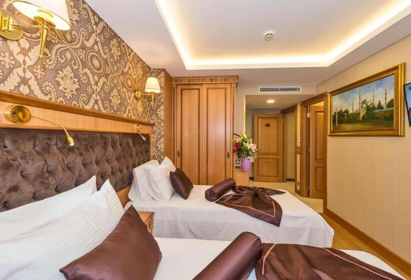 آپارتمان یک خوابه با دری مشترک که هال را جدا می کند., Aprilis Gold Hotel   Special Category