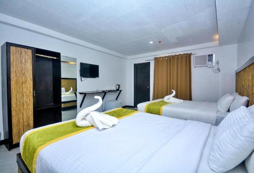 Quarto Quádruplo Estandar, Bamboo Beach Resort & Restaurant