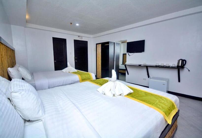 Quarto Quádruplo Estandar, Bamboo Beach Resort & Restaurant