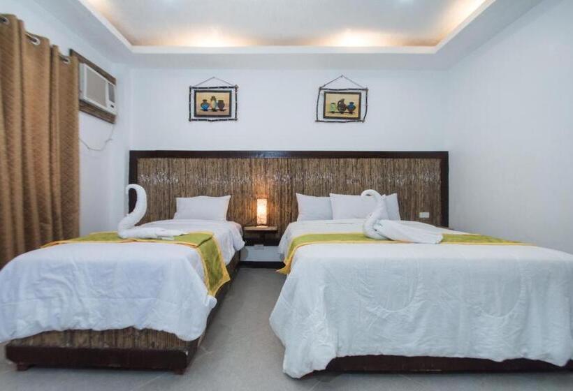 Quarto Triplo Deluxe, Bamboo Beach Resort & Restaurant