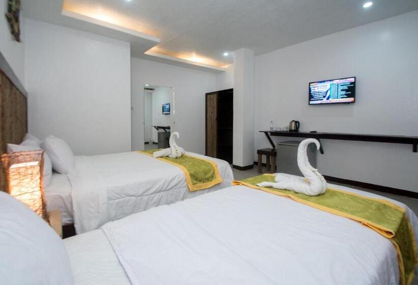 Quarto Triplo Deluxe, Bamboo Beach Resort & Restaurant