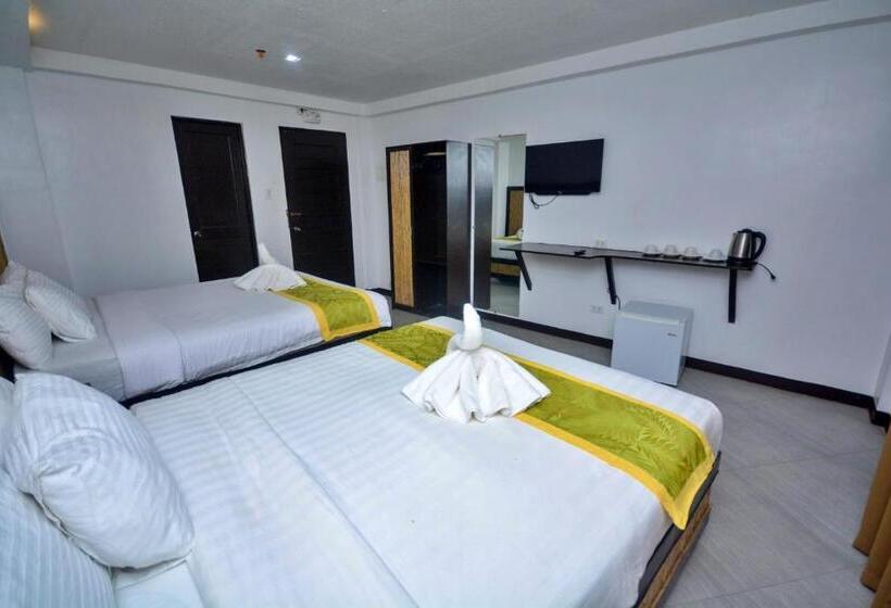 Quarto Quádruplo Estandar, Bamboo Beach Resort & Restaurant