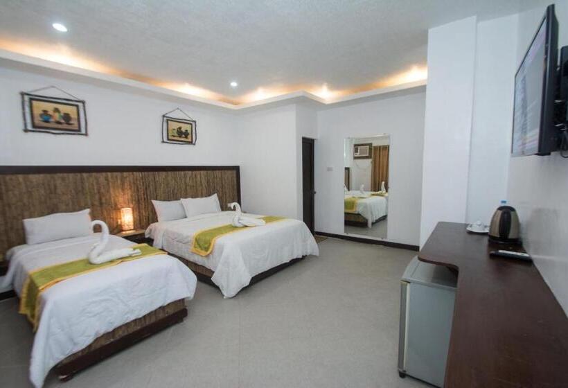 Quarto Triplo Deluxe, Bamboo Beach Resort & Restaurant