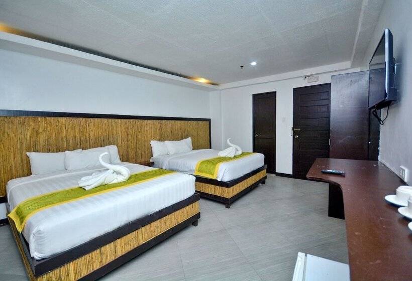 Quarto Quádruplo Estandar, Bamboo Beach Resort & Restaurant