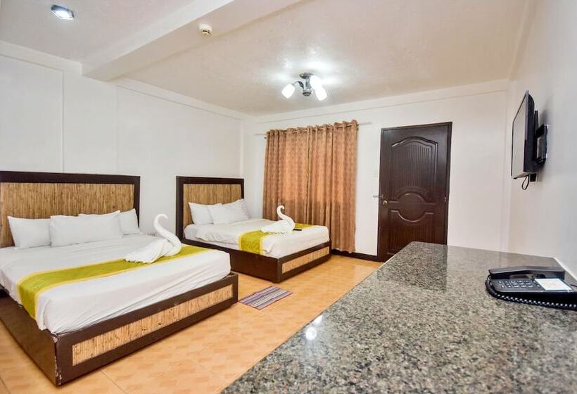 Quarto Quádruplo Estandar, Bamboo Beach Resort & Restaurant