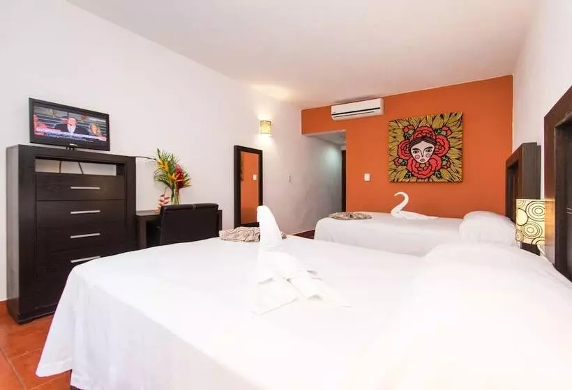 اتاق استاندارد با 2 تخت دوبل, Santa Cruz Huatulco
