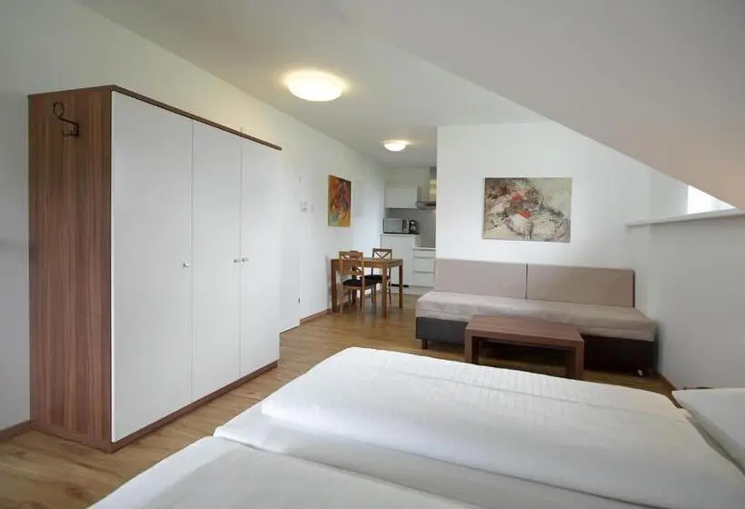 Huoneisto 1 Makuuhuone Näkymä, Aparthotel Fürst