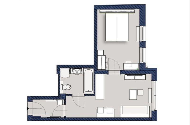 带1个卧室的豪华公寓, Smart Apart Living   Wien Hauptbahnhof   Self Check In