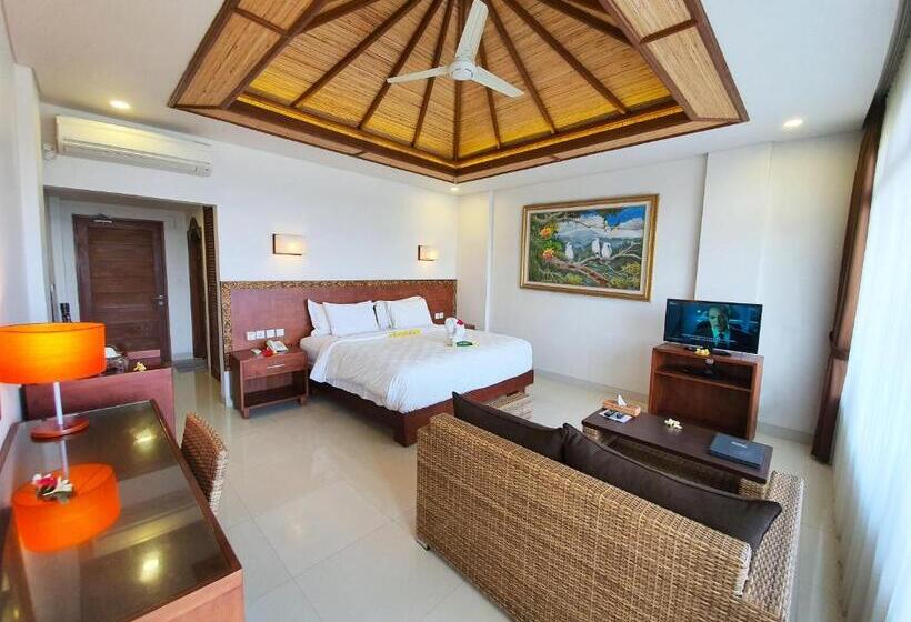 غرفة ديلوكس مطلّة علي البحر, Genggong